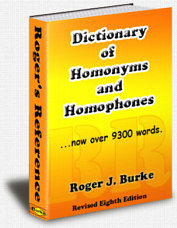 Here it is - all the words that sound the same - the complete homonym/homophone dictionary.